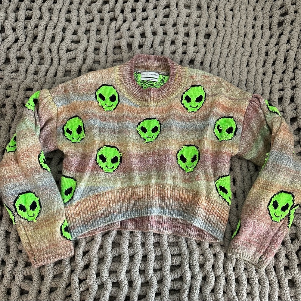 urban outfitters alien sweater